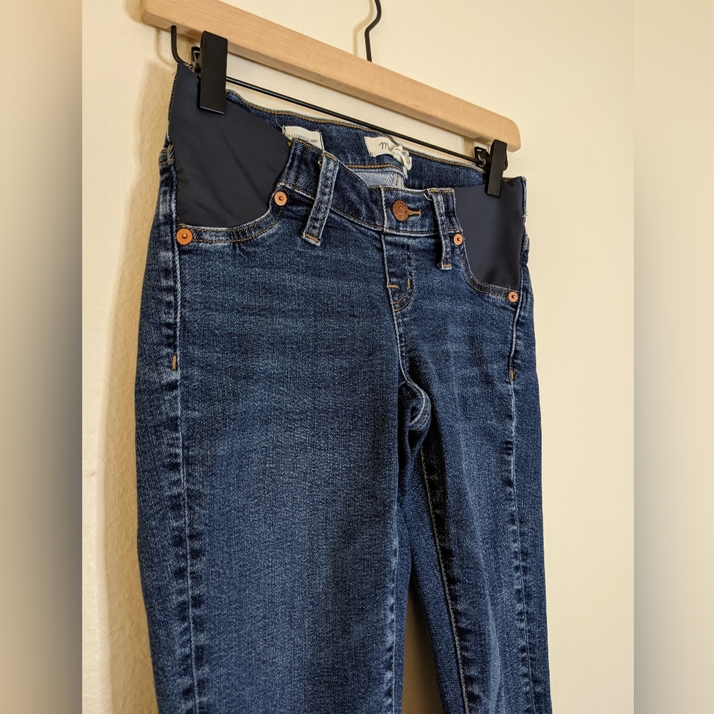 Madewell Side Panel Pull On Maternity Skinny Jean… - image 2